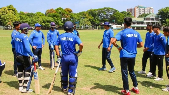 नेपालद्धारा भारत ‘ए’ लाई १६८ रनको चुनौती