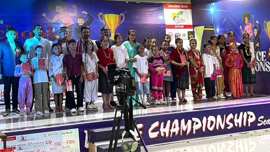 स्कुल डान्स कम्पिटीसनको उपाधि वाल्मीकिकी सृष्टिलाई