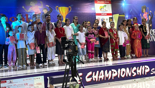 Valmiki student Sristi Tamang wins district-level school dance competition