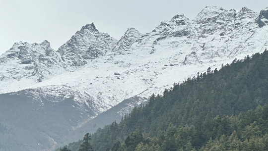 दार्चुलामा हिमपातसँगै चिसो बढ्यो