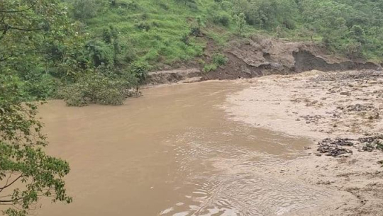 दार्चुलामा अपि हाइड्रो पावरको ड्याम र वरपरका बस्ती जोखिममा