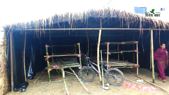 पुर्व प्रहरीहरुको समुहले धनगढीमा च्याउ खेती गर्दै