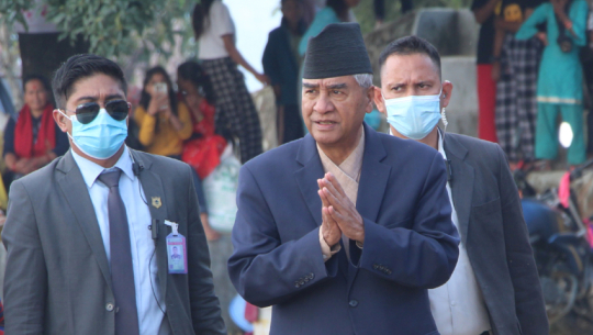 Sher Bahadur Deuba travels to Singapore for health check-up, Expected to return before elections