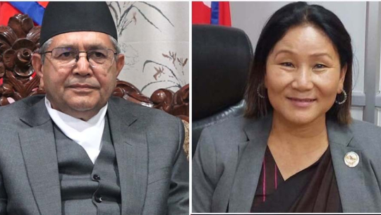 पूर्वसभामुख घिमिरे र पूर्वउपसभामुख रानाद्वारा उम्मेदवारी मनोनयन दर्ता