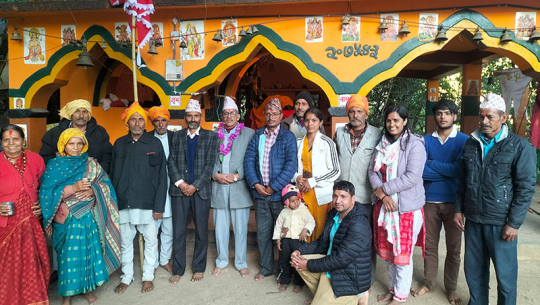 सुदूरपश्चिम प्रदेश प्रमुख जोशीले गरे बैतडीका शक्तिपीठ दर्शन