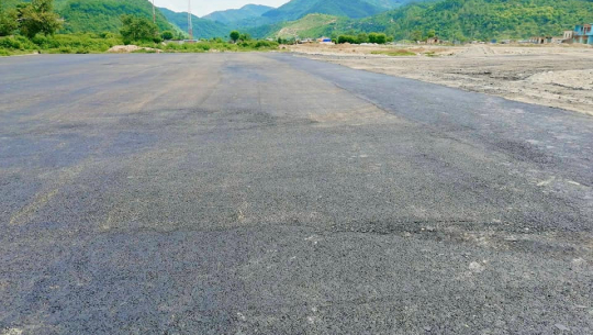 दीपायल विमानस्थलको निर्माण अन्तिम चरणमा, पाटनमा कालोपत्रेको तयारी गरिदै