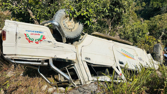 डोटीमा जिप दुर्घटना हुँदा ४ जना घाइते 