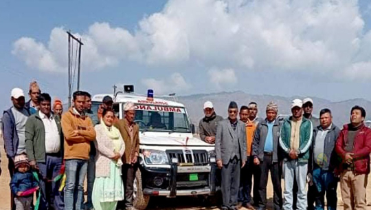 बैतडीमा चन्दा सङ्कलन गरेर एम्बुलेन्स सञ्चालन