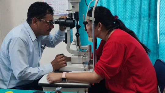 महेन्द्रनगर आँखा अस्पतालमा भारतीयको आकर्षण