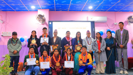 Scramble competition and SQC convention conclude at Chaitanya Pathshala
