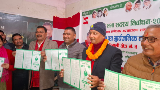 Congress candidate Shah pledges to elevate Dhangadhi to metropolis status