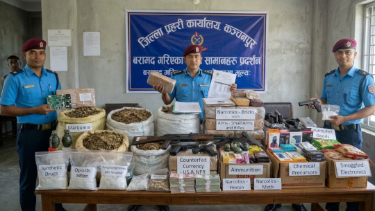 कञ्चनपुरबाट साढे सात लाखको सामान बरामद