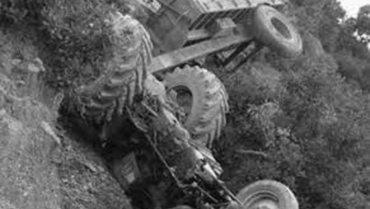 दार्चुलामा ट्याक्टर दुर्घटना, एक जनाको मृत्यु