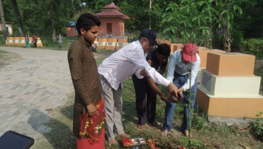 धनगढीको शिवपुरी धाममा कल्पवृक्षको जन्मोत्सव मनाइयो