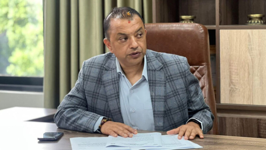 कांग्रेस सभापति थापाद्वारा राजीनामा