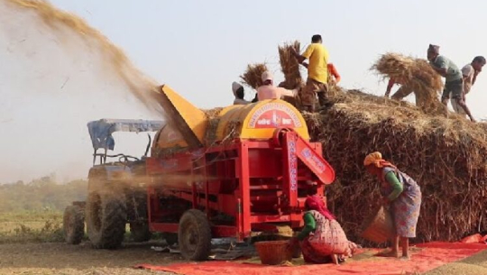 कैलालीमा थ्रेसरमा हात च्यापिँदा एक जना घाइते