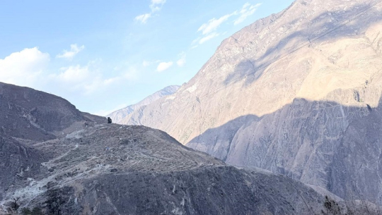 विकासको परखाईमा रहेको हिमाली गाउँपालिका, दुर्गम बस्ती बोर्ता। तस्बिरः शेरबहादुर सार्की 