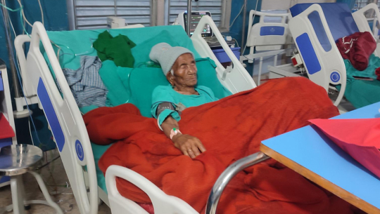 १०८ वर्षीया वृद्धाको खुट्टाको सफल शल्यक्रिया