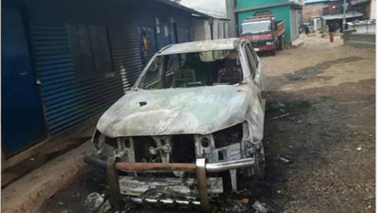 अछाममा मेयरले चढ्ने सवा करोडको गाडीमा आगजनी गर्ने २ जना पक्राउ