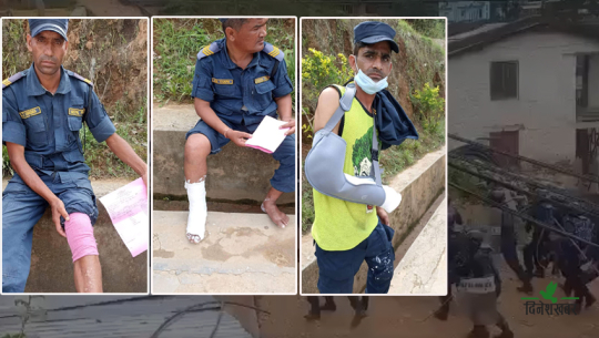 अछाममा शाही मृत्यु प्रकरणः सदरमुकाम तनावग्रस्त, १२ प्रहरी र प्रदर्शनकारी घाइते