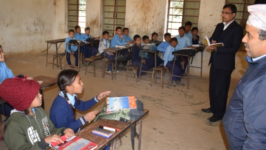 Suranaya village of Baitadi starts monitoring the schools in the village