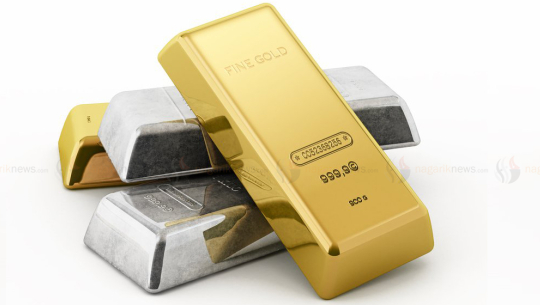 सुनचाँदी बजारः सुन घट्यो, चाँदी बढ्यो