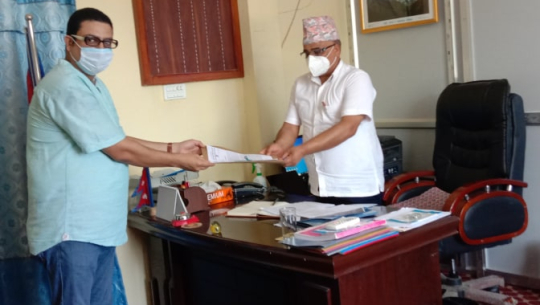 १५ औँ स्थापना दिवसको अवसरमा मेलानले मन्त्रालयलाई ज्ञापन पत्र बुझायो