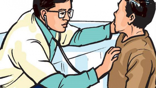 Health camp organised by Nepal army in Baitadi