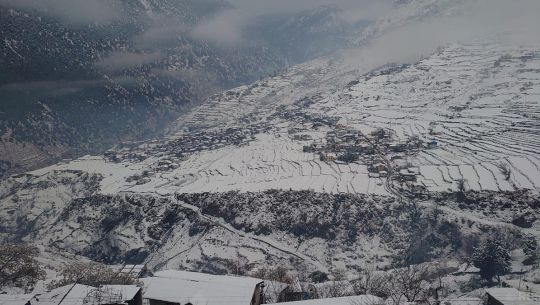 उच्च हिमाली क्षेत्रमा हिमपातको सम्भावना