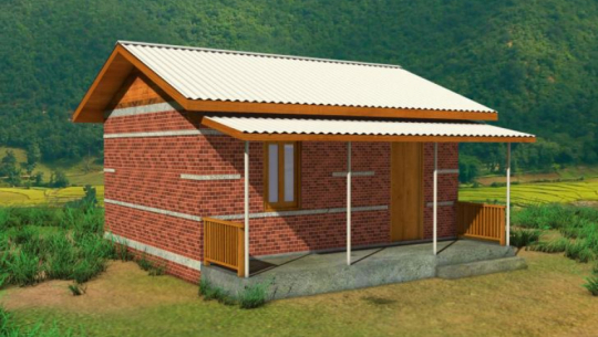 डोटीमा भूमिहीन बादी समुदायका घर निर्माण अन्तिम चरण