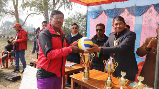 कैलारीमा राष्ट्रपति रनिङ शिल्ड प्रतियोगिता सुरु