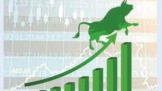 शेयर बजारमा उच्च अंकको वृद्धि