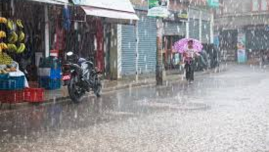 यी तीन प्रदेशमा मध्यम वर्षाको सम्भावना
