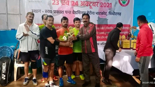 सुदूरपश्चिमका २ ब्याडमिन्टन खेलाडीलाई भारतमा उपाधि
