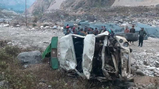 दार्चुलामा जीप दुर्घटना