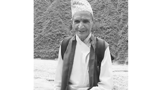 बझाङमा पहिरोमा परेर एक वृद्धको मृत्यु