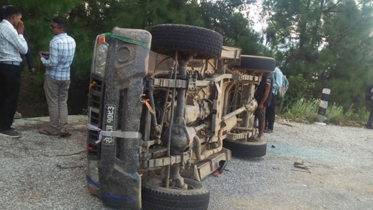 अछाममा जीप दुर्घटना हुँदा ८ जना घाइते