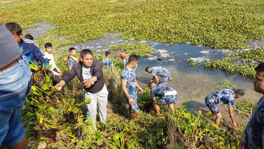 Jokhar Tal cleaning drive begins