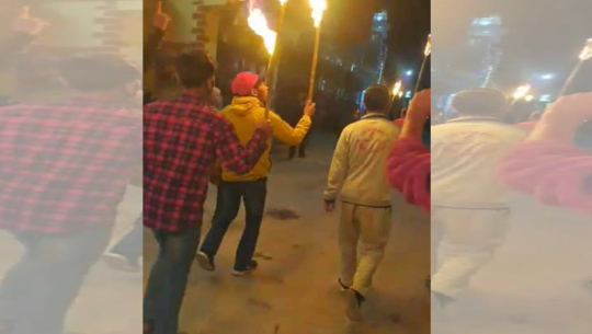 बझाङमा विप्लव नेतृत्वको नेकपाद्वारा राँके जुलुस