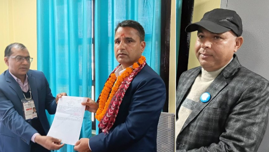  कैलाली-४ मा रास्वपा उम्मेदवार फेरियो, कोइरालालाई आधिकारिकता