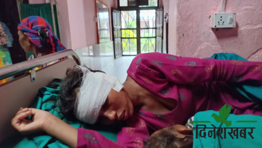 बझाङका मनोजले आफन्तसँग हाँसेको भन्दै श्रीमतीलाई निर्घात कुट्दै कान काटे