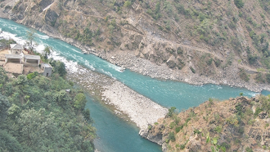 शक्ति देखाउन कर्णाली नदीमा हाम फाल्दा झाँक्रीको मृत्यु