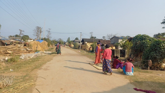 शिवगंगा नदीमा पक्की पुल बनाउने दललाई मात्रै भोट दिने शान्तिकटानवासीको मनाशय 