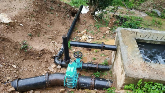 चुरे फेदीको पिल्लरी गाउँमा सिँचाइ आयोजना