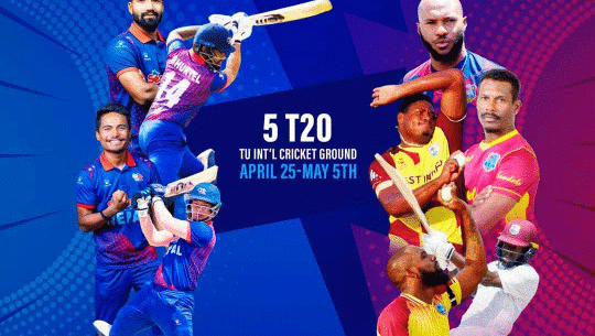 नेपालसँग टी–२० क्रिकेट सिरिजमा खेल्ने वेस्ट इन्डिजको टोली घोषणा