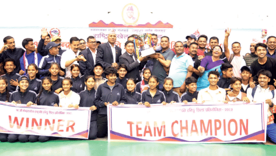 राष्ट्रपति रनिङ सिल्डमा सुदूरपश्चिमको टिम च्याम्पियन