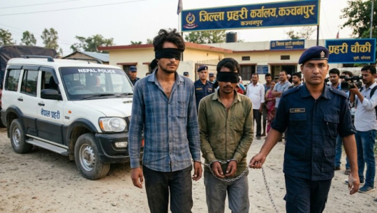 कुटपिट मुद्दामा फरार कञ्चनपुर २ जना पक्राउ