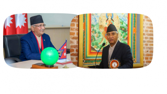 Deuba and Oli to be seen campaigning in helicopters