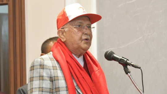 राष्ट्रिय स्वयंसेवक फोर्सले सङ्कट र विपत्तिमा सघाउँछः अध्यक्ष ओली