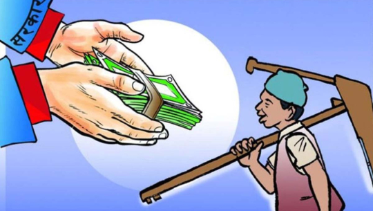 किसानलाई अनुदान रकम वितरण